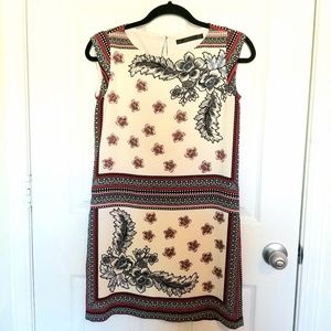 Zara  scarf patterned dress.